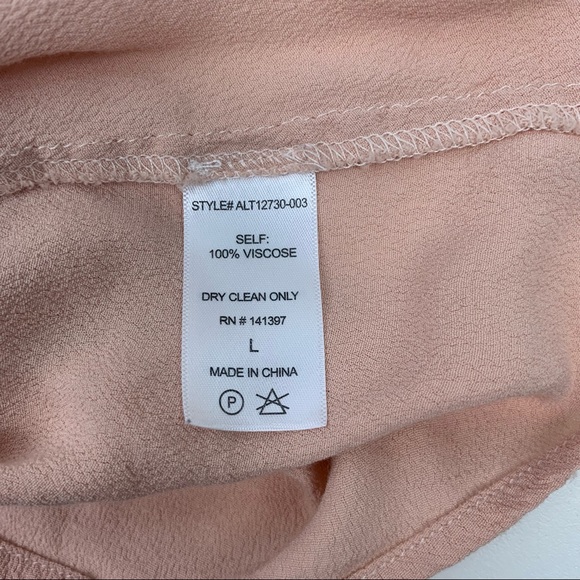 ASTR The Label Cami Embroidered Top Pink Bohemian Casual Contemporary Size Large - Picture 7 of 10